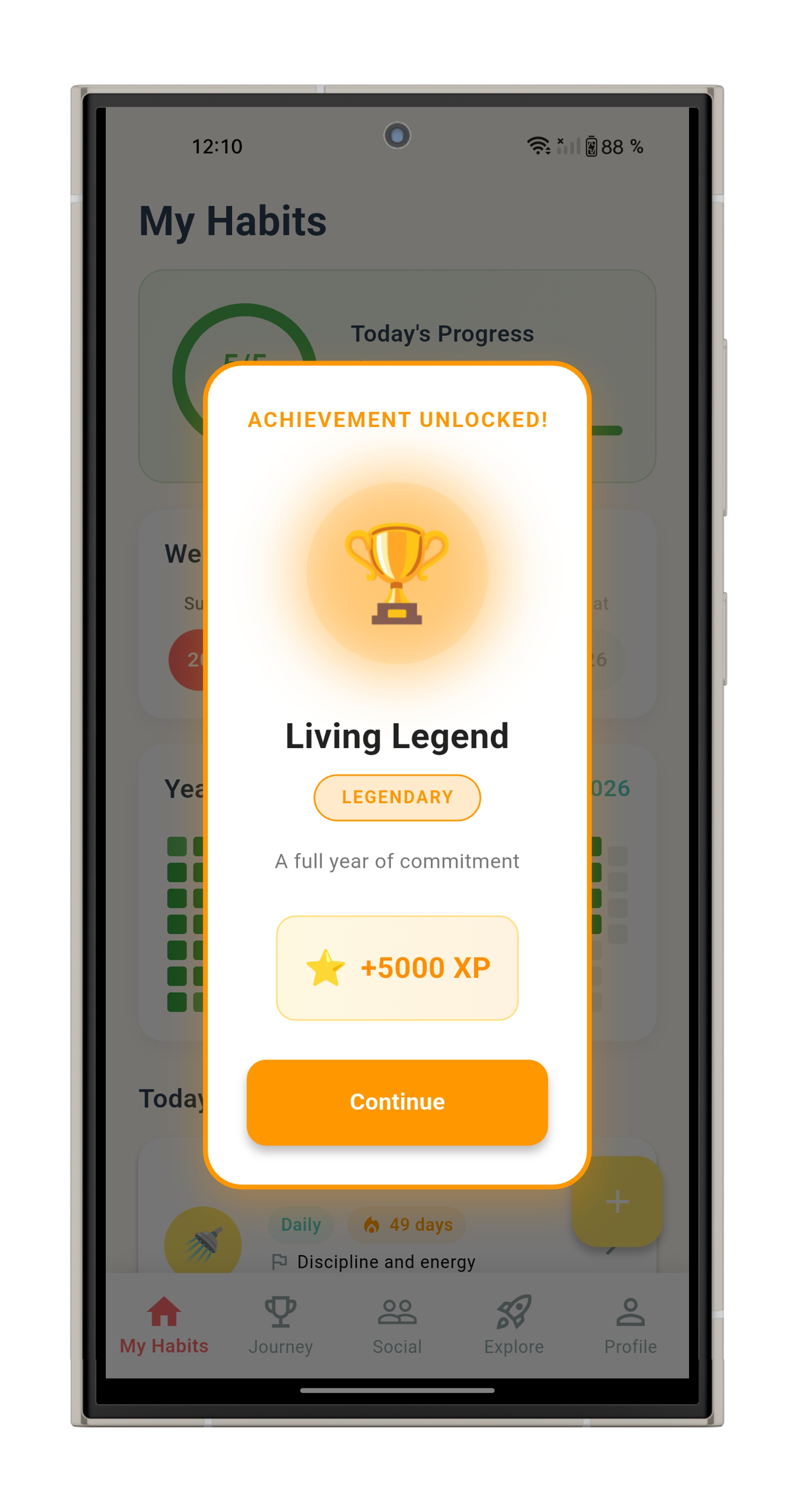Achievements Screen